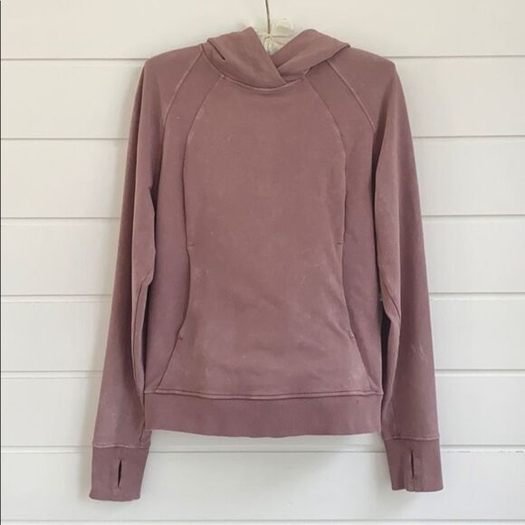 Lululemon Scuba Hoodie Pullover Washed Quicksand Size 4 - Picture 1 of 14